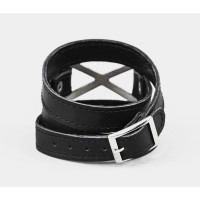Leather wrap bracelet for men or women, code 8074st
