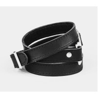 Leather wrap bracelet for men or women, code 8074st