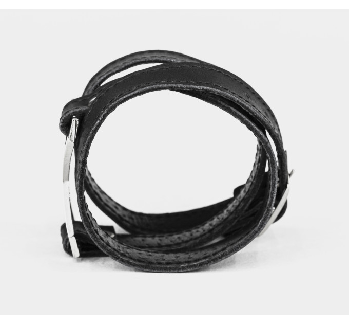 Leather wrap bracelet for men or women, code 8074st