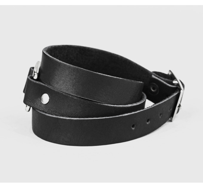 Leather wrap bracelet for men or women, code 8075