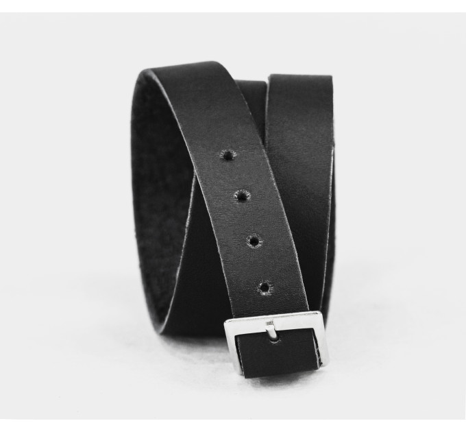 Leather wrap bracelet for men or women, code 8075