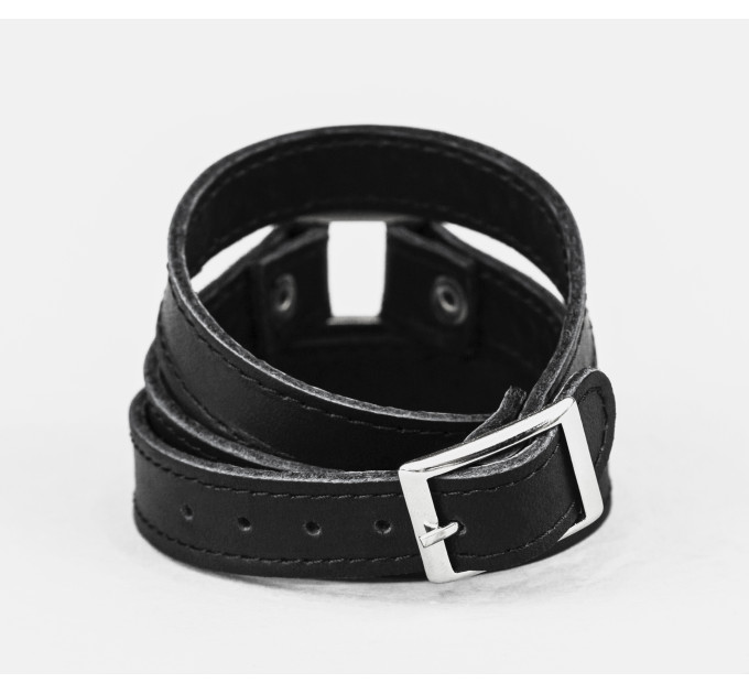 Leather wrap bracelet for men or women, code 8075st