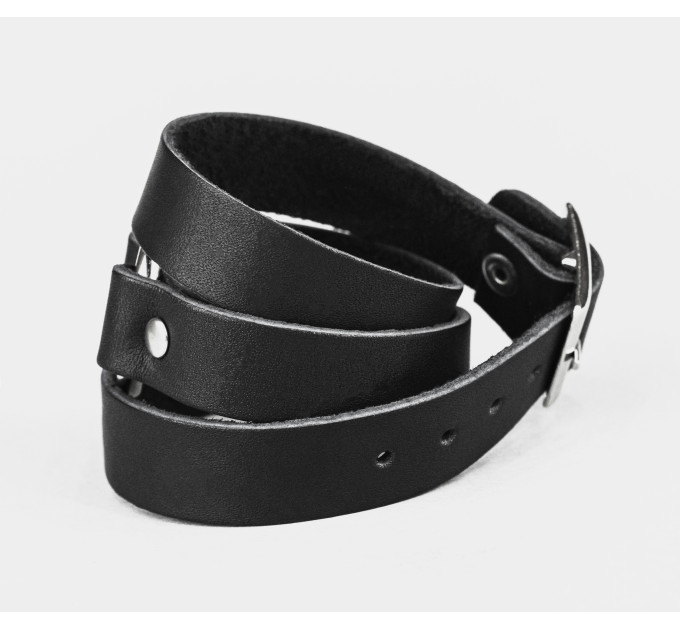 Leather wrap bracelet for men or women, code 8076