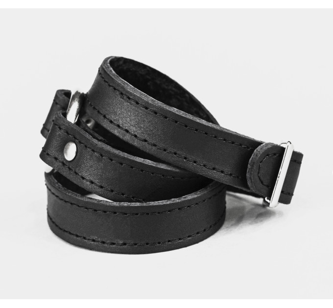 Leather wrap bracelet for men or women, code 8076st