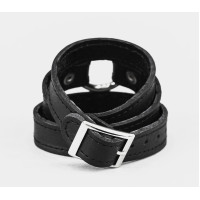 Leather wrap bracelet for men or women, code 8076st