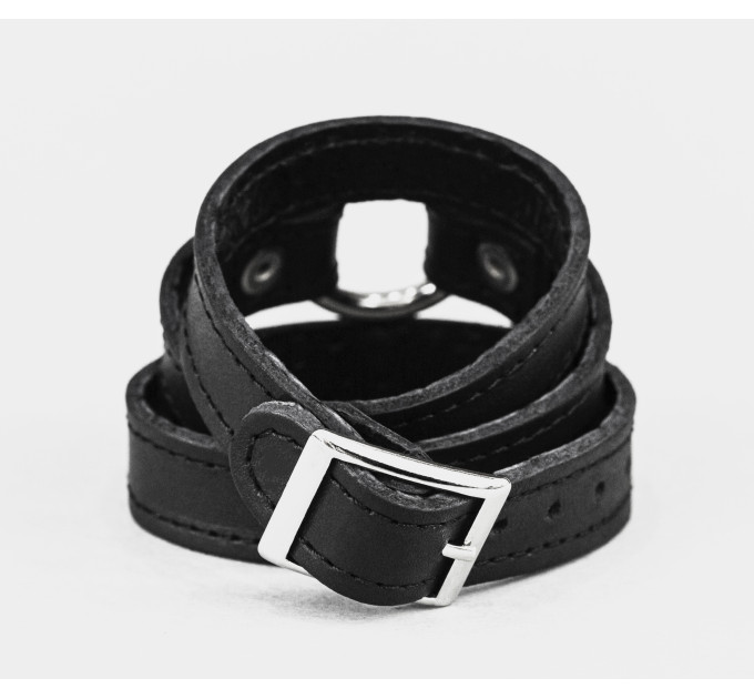 Leather wrap bracelet for men or women, code 8076st
