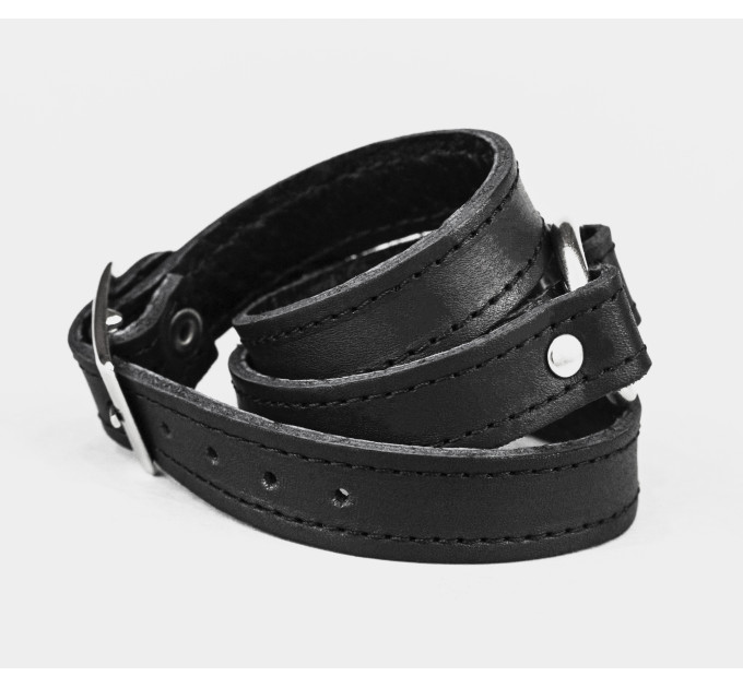 Leather wrap bracelet for men or women, code 8076st