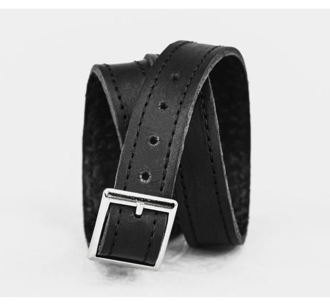 Leather wrap bracelet for men or women, code 8076st