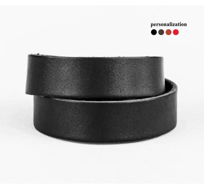 Leather wrap bracelet for men or women, code 8086