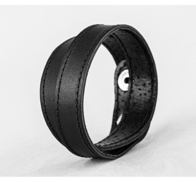 Leather wrap bracelet for men or women, code 8086st