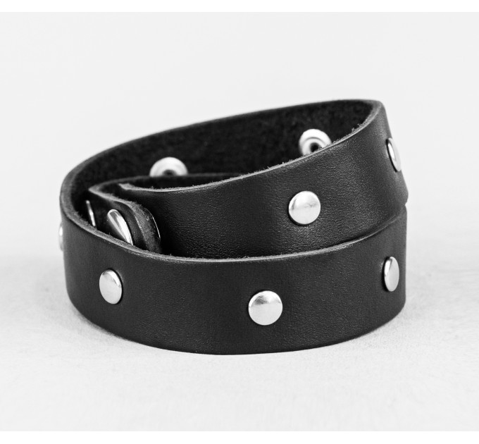 Leather wrap bracelet for men or women, code 8091