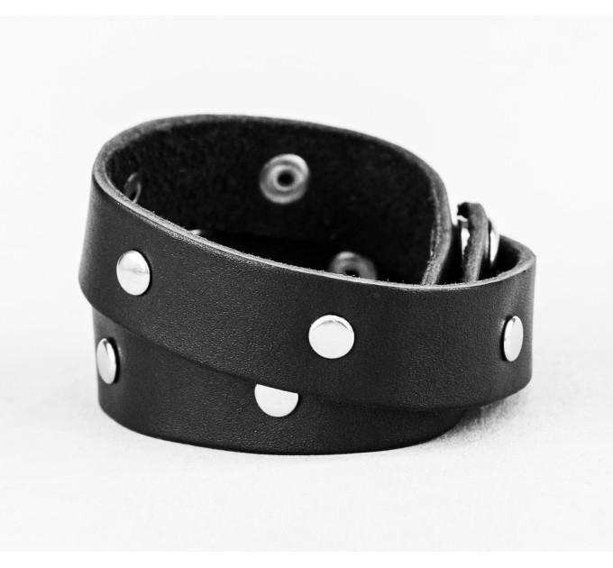 Leather wrap bracelet for men or women, code 8091