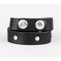 Leather wrap bracelet for men or women, code 8091