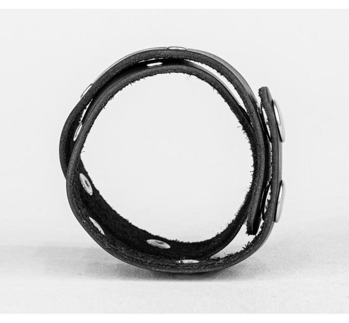 Leather wrap bracelet for men or women, code 8091