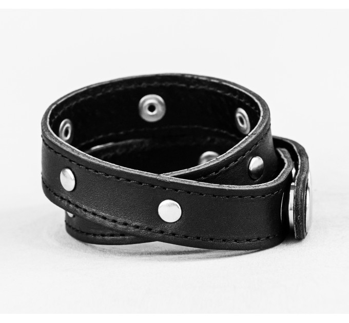 Leather wrap bracelet for men or women, code 8091st