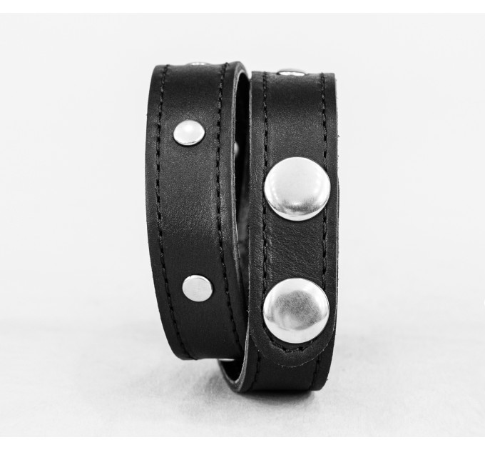 Leather wrap bracelet for men or women, code 8091st
