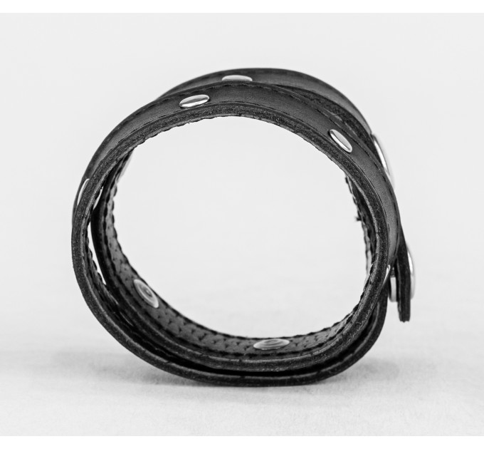 Leather wrap bracelet for men or women, code 8091st