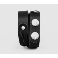 Leather wrap bracelet for men or women, code 8095