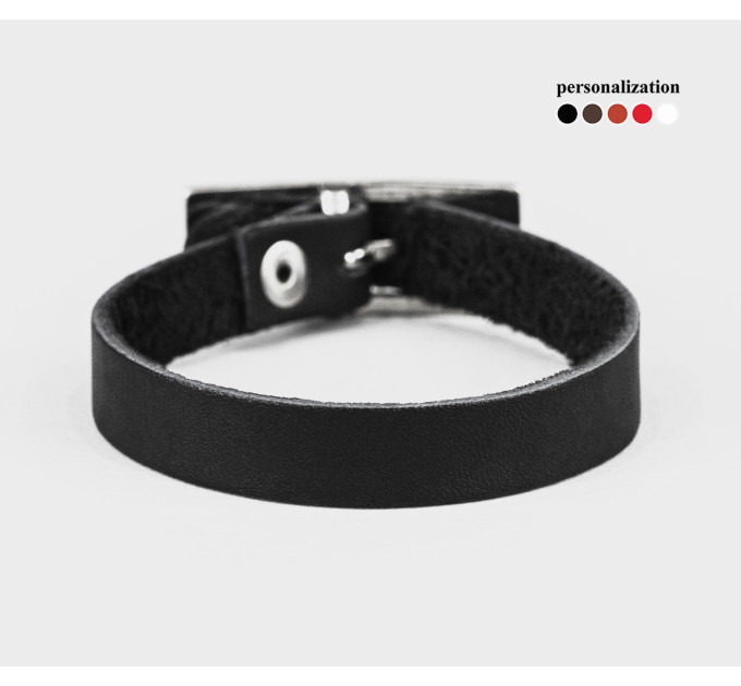 Leather bracelet for men or women, code 8101