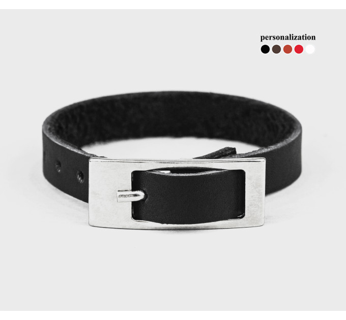 Leather bracelet for men or women, code 8101