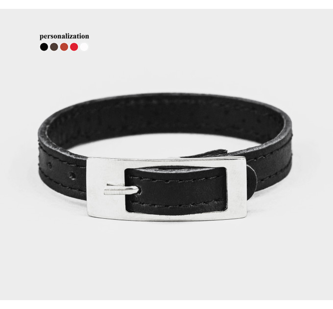Leather bracelet for men or women, code 8101st