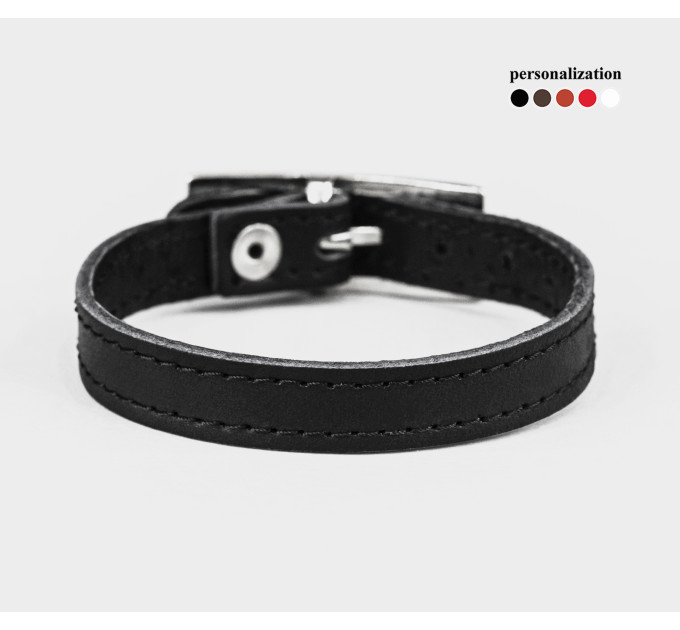 Leather bracelet for men or women, code 8101st