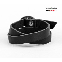 Leather bracelet for men or women, code 8160