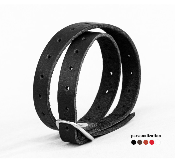 Leather bracelet for men or women, code 8164