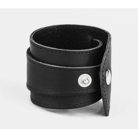 Leather cuff bracelet for men or women, code 8200st